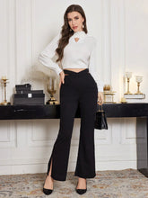 Modely Women's Solid Color Casual Pants, Simple And Stylish For Everyday Wear
